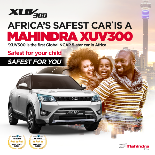 Mahindra XUV300 - 5-star Global NCAP rating